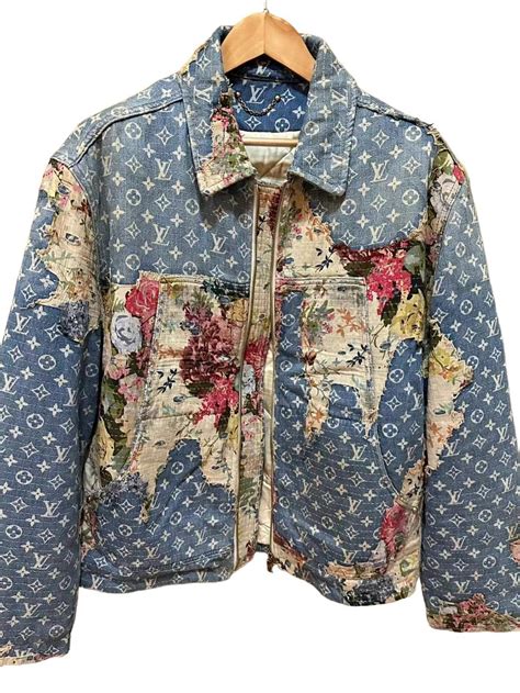 louis vuitton denim jacket womens|lv destroyed denim jacket.